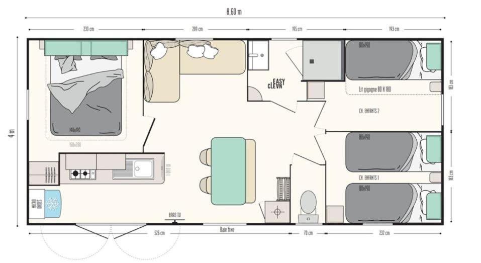Mobil Home 5-6 Personnes Carry Le Rouet Extérieur photo